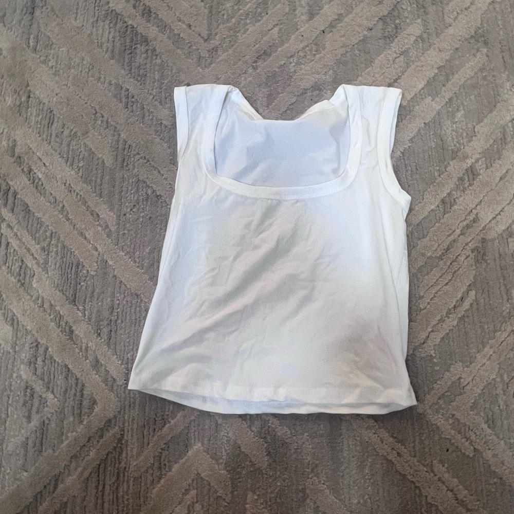 White Sleeveless Women's Top